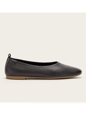 Everlane $148 The Italian Leather Day Glove Flats Black Size 10M